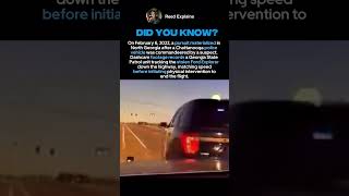 STOLEN POLICE VEHICLE PURSUIT