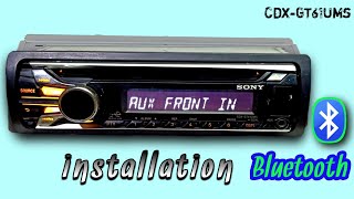 car dvd player blutooth install sony car music system