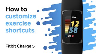 Fitbit Charge 5 Exercise Shortcuts (How to Customize)