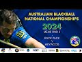 Australian Blackball National Championships 2024 - MENS RND 3 - RACK PACK V HEYWOOD