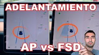 Adelantamiento con AUTOPILOT Básico vs EAP/FSD en un Tesla Model 3  |  Manuel Martos