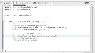 Getting the Time in Java