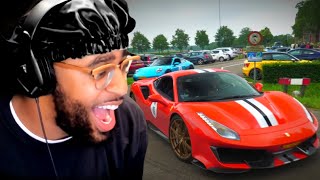 coolkid reacts to SUPERCARS LEAVING MEETS! CRASHES, FLAMES \u0026 MORE!