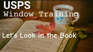 USPS: Window Training Exam / The Book