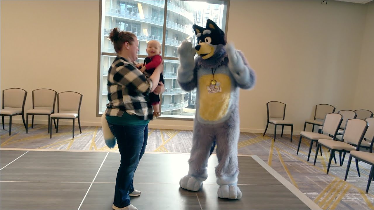 Anthro Northwest 6 (2024) - Bandit Heeler (Bluey) Meet & Greet - YouTube