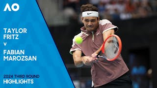 Taylor Fritz v Fabian Marozsan Highlights | Australian Open 2024 Third Round