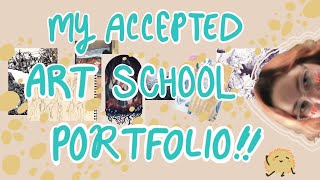 ~My Accepted Art School Portfolio~ MICA, UArts, and more!