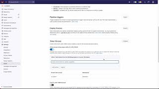 Allow access to your project with a job token