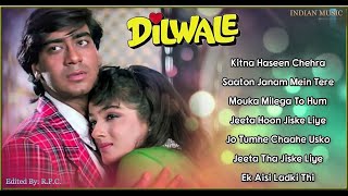 Dilwale Lyrical Songs Jukebox With Dialogues | Ajay Devgan, Raveena Tandon | INDIAN MUSIC