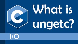 What is the ungetc function?