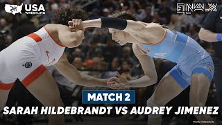 Sarah Hildebrandt vs. Audrey Jimenez | 2023 Final X Round 2