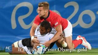 Fiji takes first ever Olympic gold after historic win in rugby sevens final