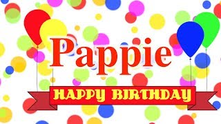 Happy Birthday Pappie Song