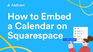 How to Embed a Calendar on Squarespace