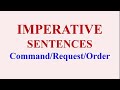 Imperative Sentences - to improve Spoken English👍