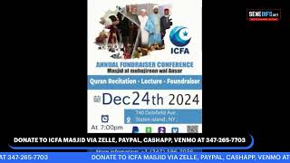 INVITATION TO ICFA ANNUAL FUNDRAISER DEC 24 2024