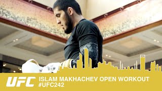 ALL ACCESS OPEN WORK OUTS UFC 242 - ISLAM MAKHACHEV