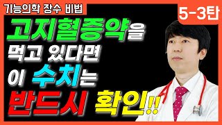 고지혈증약을 먹고 있다면 이 수치를 꼭 확인해보세요.