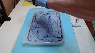 Making a Bathroom Vanity Tray #vanity #epoxyresin #handmade #rollingtray #trays