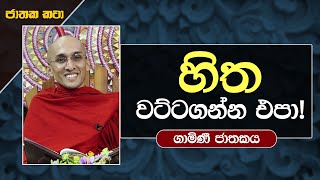 19) හිත වට්ටගන්න එපා! | ගාමිණී ජාතකය | Jathaka Katha