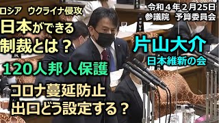 #とこチャン！【#日本維新の会】＃片山大介　20220225　参議院　予算委員会