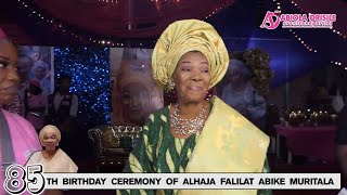 Lagos Island AGOG! As Lagos Fabric Dealer, Alhaja Kudirat Ajadi Lawal celebrate Mum at 85 in style.