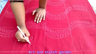 how to make nakshi kantha design||নতুন নকশী কাথার ডিজাইন ||নকশি কাথা আকার ডিজাইন।