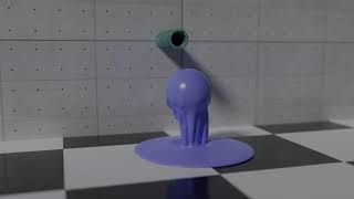 Flip Fluids Viscosity Comparison - Blender