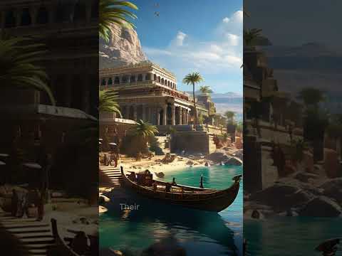 Why did the Phoenicians use the sea for trade?