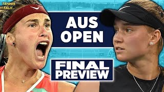 Aryna Sabalenka vs Elena Rybakina | Australian Open 2023 Final | Tennis Talk Preview