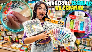 MATERIAL ESCOLAR NA ESPANHA 2025! 😱 *muitas novidades