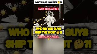 Salish Matter and Nidal Wonder vs Addi and Nidal?😍🤔 (Who's ship is cuter?) #nalish #shorts #trending