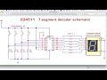 cd4511 bcd to 7 segment decoder breadboard setup.