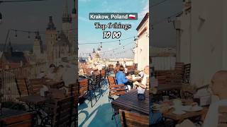 Top 6 things to do in Krakow, Poland 🇵🇱 #travel #mustvisit #krakow #poland #krakowguide #traveltodo