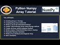 Python Numpy Tutorial: Complete Python NumPy Array Tutorial Part-1 #2