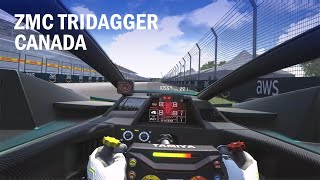 VR TAMIYA ZMC TRIDAGGER F1 CANADA 四驱兄弟 三角箭 | Assetto Corsa