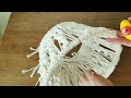 【diy macrame】lamp shade