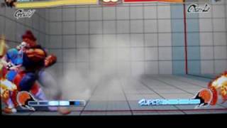 快打旋風4 豪鬼 連接技 1  Street Fighter 4 Akuma GOUKI COMB 1