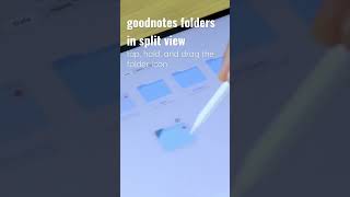 🧐 how to open 2 goodnotes folders in split view, part 3 of 9