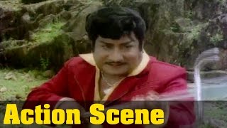 Iru Medhaigal Movie : Sivaji Ganesan, Action Scene