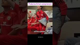 Cuma Pratama Arhan yang berani toyor hubner #timnasindonesia