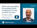 population health management in nhs structures