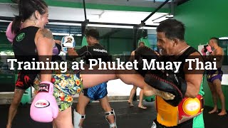 Training At Phuket Muay Thai In Rawaii