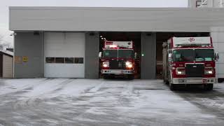 **Massive Airhorn** | Calgary Fire Department Engine 312 responding HOT!