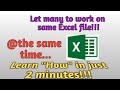 How To Share Excel File With Multiple Users To Edit & Work Simultaneously