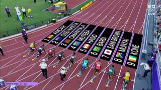 FERDINAND OMANYALA 100M OREGON WORLD ATHLETICS CHAMPIONSHIPS