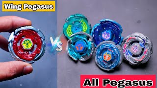 Wing Pegasus Vs All Pegasus Beys Fight | Really Strongest Pegasus?