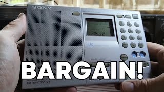 As good as new! First look at my newly acquired Sony ICF-7600GR #radio #shortwave