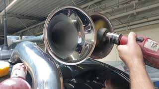 Trukwizard - how we polish truck air horns/trumpets