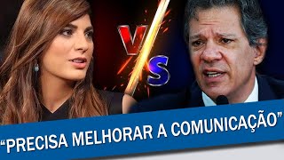 ANDRÉIA SADI ENCURRALA HADDAD AO VIVO E QUESTIONA CRISE NO GOVERNO LULA